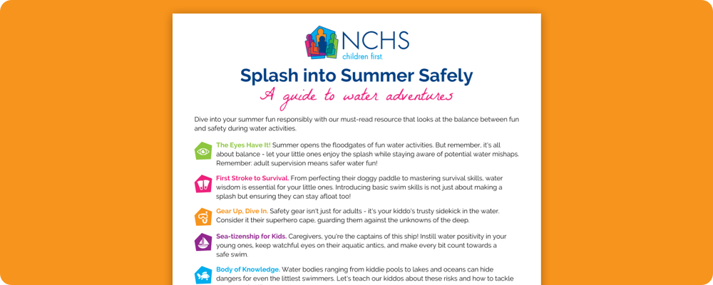 Splash into Summer Safely guide